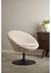 Bézs forgó zsenília fotel Center – Actona