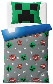 Gyermek ágynemű Minecraft Creeper Explode , 140 x200 cm, 70 x 90 cm, 70 x 90 cm