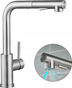 Konyhai Csaptelep, Asztali, Króm – Klasszikus, Forgatható, Fém