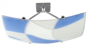 PREZENT 1337 - ASPIS csillár 2xE27/100W  fehér/kék