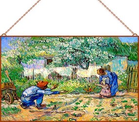 Van Gogh - Család üvegkép, falikép