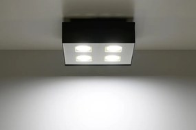 SOLLUX SL-0073 MONO Kocka Mennyezeti Lámpa Fehér, Fekete GU10 IP20