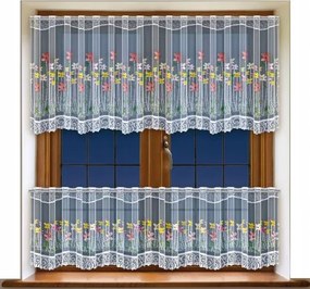 Mg Irigység Virágok 35242 fehér színek 400x40cm