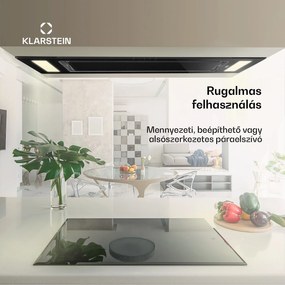 Klarstein Remy, páraelszívó, 90 cm, 620 m³/h, 230 W, 3 fokozat, távirányító