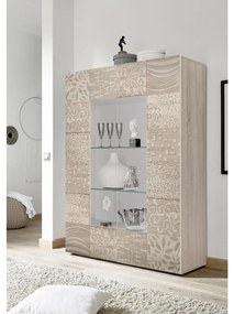 Vitrineszekrény ARIA sonoma tölgy