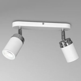 Spotlámpa RENO 2xGU10/8W/230V fehér/króm