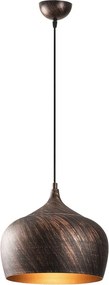 Sağlam 3761 réz-arany fém függőlámpa, Ø28 cm