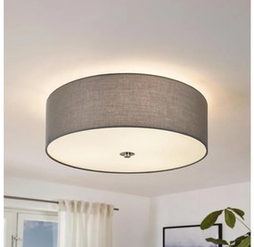Eglo 55277 - PASTERI mennyezeti lámpa, 3×E27/25W/230V, átm. 47,5 cm, szürke