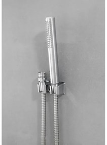 WENKO 81340100 - DUO zuhany 170x2,7 cm fényes króm/ezüst/szürke