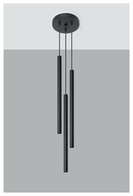 Fideus fekete függőlámpa - Sollux