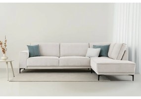 Krémszínű sarokkanapé (jobb oldali) Copenhagen – Scandic