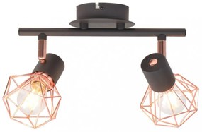 mennyezeti lámpa 2 db 8 W-os LED izzós villanykörtével