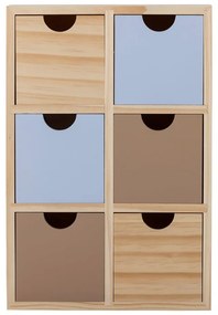 Natúr színű fa játéktároló doboz 27x8x18 cm Calle – Bloomingville Mini