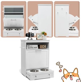 Fa kisállatetető szekrény