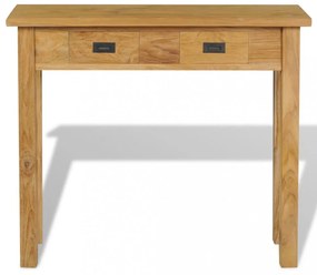 tömör tíkfa konzolasztal 90 x 30 x 80 cm