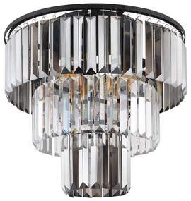 Globo 15695D - Felületre szerelhető csillár NAXIS 3xE27/40W/230V átm. 40 cm fekete