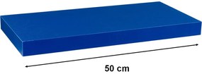 Fali polc STILISTA® Volato 50 cm - kék