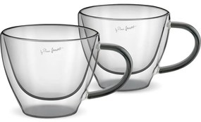 Lamart LT9117 2 részes cappuccino pohárkészlet,190 ml, fekete