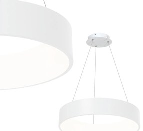 MILAGRO ML6357 OHIO Modern Led FĂŒggesztett LĂĄmpa FehĂ©r LED IP20