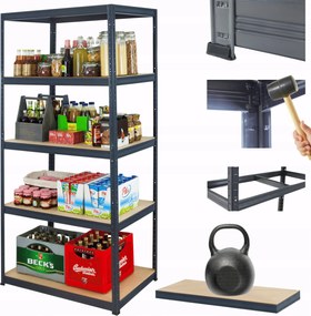 Tárolószekrény fém Premium Helios 196x110x50cm 5Px175kg Lengyel