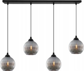 Mennyezeti Függőlámpa Csillár Üveg Grafit Gömbök A Nappali Asztal Felett