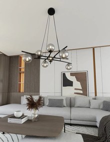 Emibig modern függeszték essa fekete grafit emi1203/8