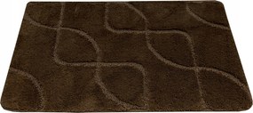 Fürdőszobaszőnyeg Barna Csúszásgátló Mosószőnyeg 80x150 cm