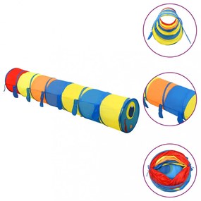 többszínű poliészter gyerek-játszóalagút 245 cm