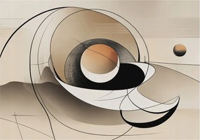 Fotótapéta Flizelin Fal a hálószobába Harmonikus absztrakt 312x219