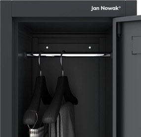 Szociális öltözőszekrény antracit BARTEK 1 Plus 292 x 1720 x 450 mm