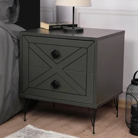 Luna Anthracite éjjeliszekrény