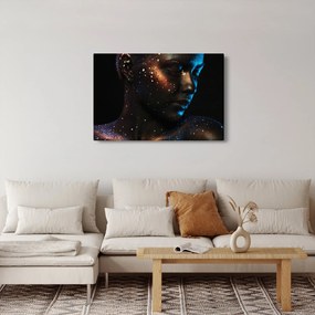 Csillogó nő képe (90x60 cm)