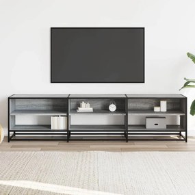 szürke sonoma színű szerelt fa TV-szekrény 180 x 40 x 46 cm