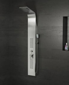 Alegre || Silver zuhanypanel, rozsdamentes acél