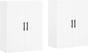 vidaXL 2 db fehér fali szekrény 69,5 x 34 x 90 cm
