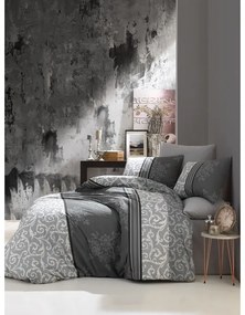 BedTex Pamut ágynemő Natura szürke, 220 x 200 cm,2 db 70 x 90 cm