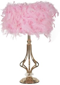 Asztali lámpa tarty pink ø 25x54cm
