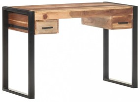 tömör fa íróasztal 110 x 50 x 76 cm