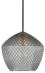 Nordlux - Csillár zsinóron ORBIFORM 1xE27/40W/230V fekete/szürke