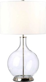 Elstead Lighting Orb ORB-CLEAR-PN-WHT Asztali lámpa 1x60W/E27