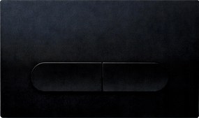 Öblítőgomb T1 matt fekete Geberit Duofix Delta UP100 WC-állványhoz