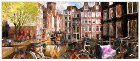 Kép - Amsterdam (120x50 cm)