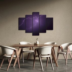 Villámzó égbolt képe (150x105 cm)