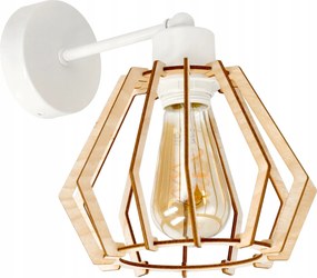 Led Fali Lámpa Olvasólámpa Fából