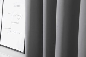 Függöny OXFORD LIGHT 140x250 cm, világosszürke Felfüggesztés: Hullámos sínszalag