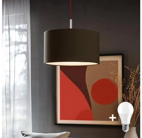 Eglo - LED TUNJA lógólámpa 1xE27/60W/230V barna