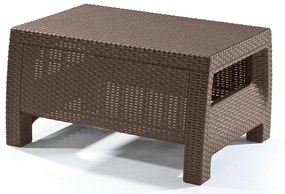 Keter Kerti asztal  Corfu II 77 x 42 x 57 cm sötétbarna