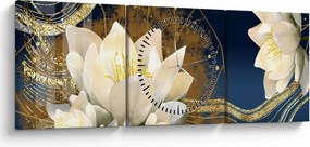 Kép - Kollázs (órával) (90x30 cm)
