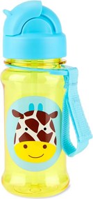 SKIP HOP Zoo Tritán Kulacs szívószállal 355ml Zsiráf 12hó+
