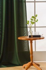 OXFORD LIGHT sötétzöld függöny 140x250 cm Felfüggesztés: Hullámos sínszalag